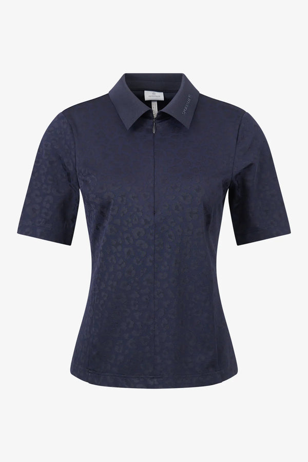 Polo-Shirt mit Leo-Print 01