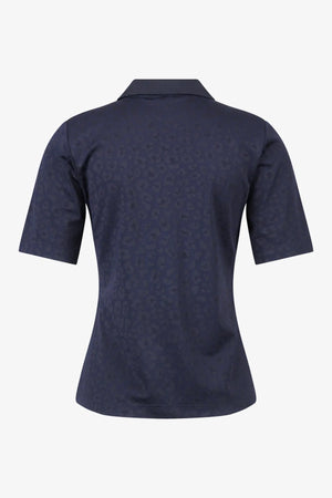 Polo-Shirt mit Leo-Print 02