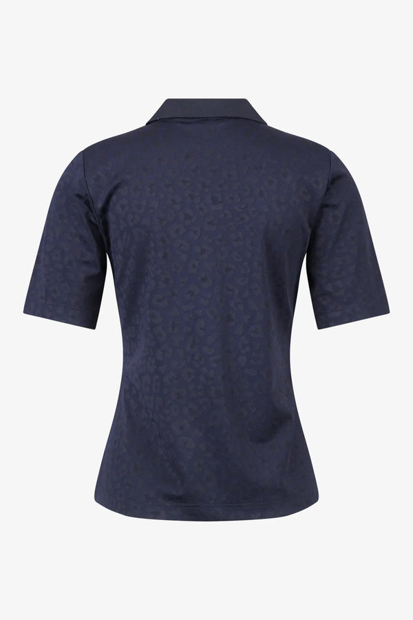 Polo-Shirt mit Leo-Print 02