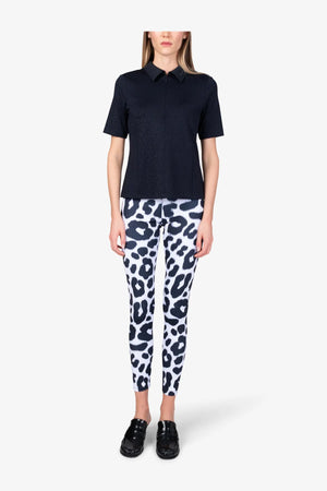 Polo-Shirt mit Leo-Print 03
