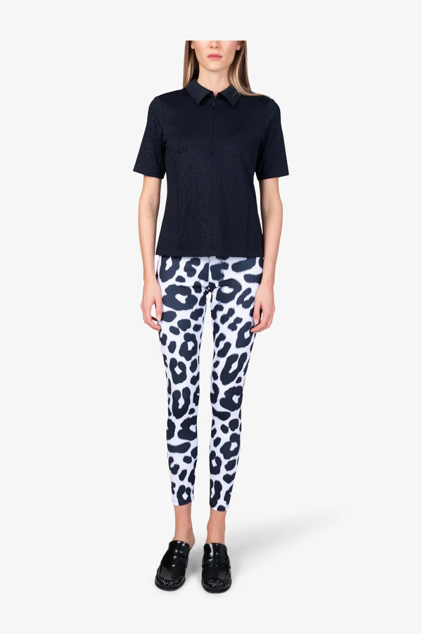 Polo-Shirt mit Leo-Print 03