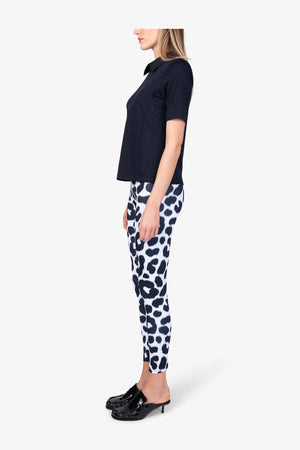 Polo-Shirt mit Leo-Print 04