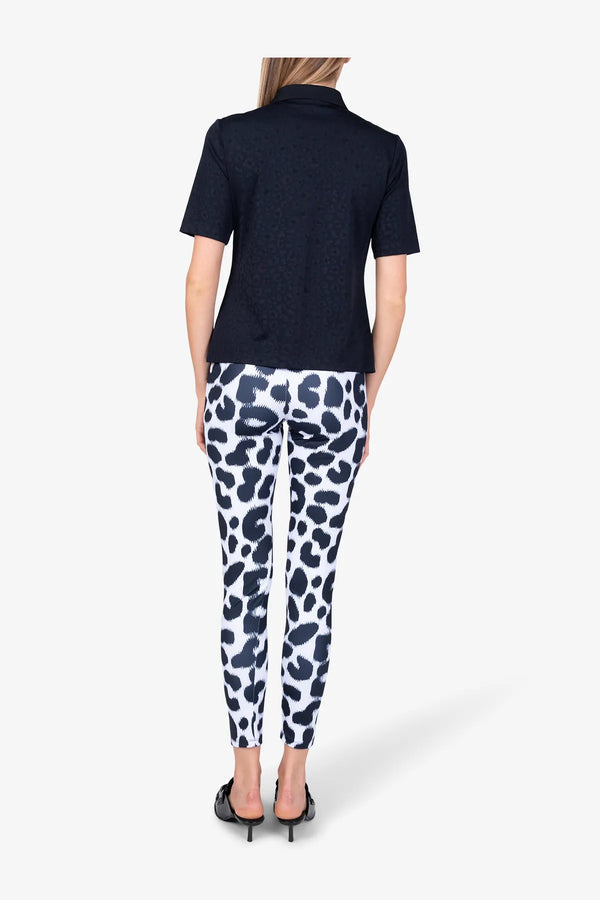 Polo-Shirt mit Leo-Print 05