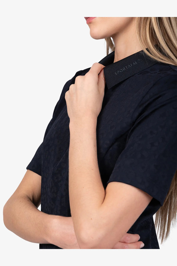 Polo-Shirt mit Leo-Print 07