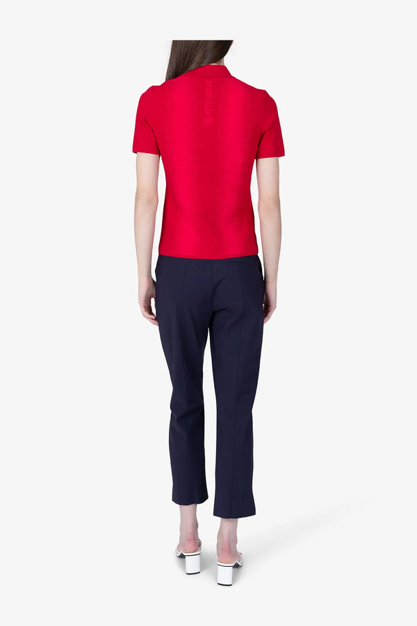 Funktionales Poloshirt mit Längsstreifen 05