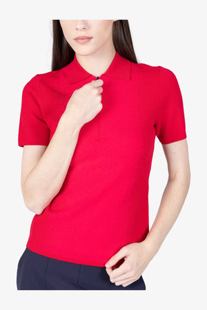 Funktionales Poloshirt mit Längsstreifen 06