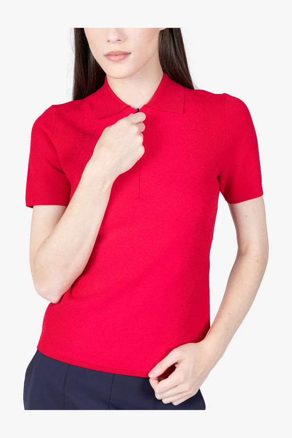 Funktionales Poloshirt mit Längsstreifen 06
