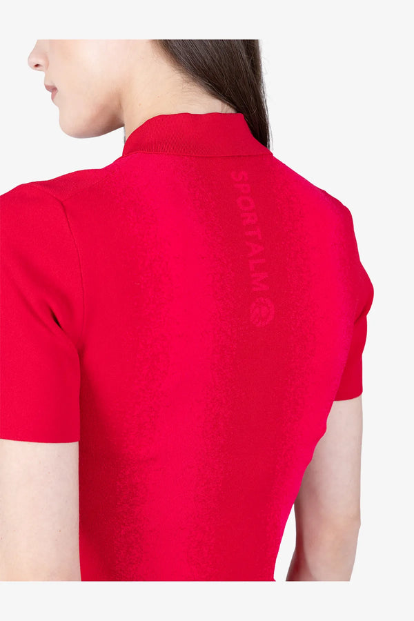 Funktionales Poloshirt mit Längsstreifen 07