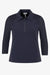 Slim Fit Poloshirt mit 3/4-Ärmeln 01