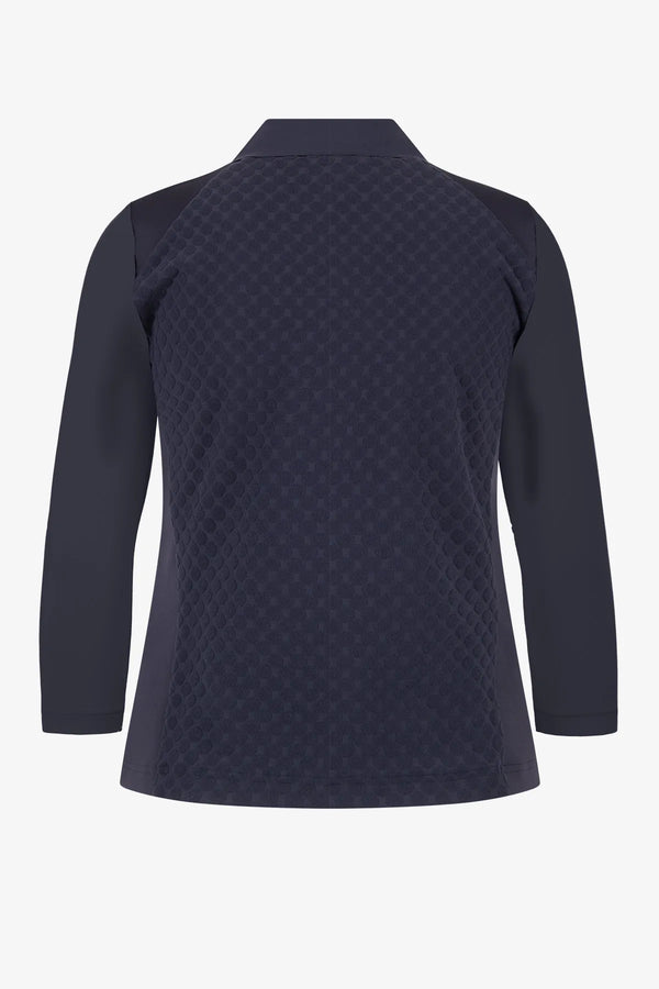 Slim Fit Poloshirt mit 3/4-Ärmeln 02