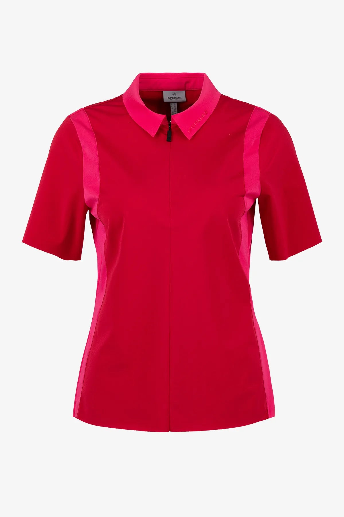 Feminines Golfshirt mit großem Laser-"S" 01