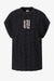 Oversized-T-Shirt mit Fransen-Muster 01