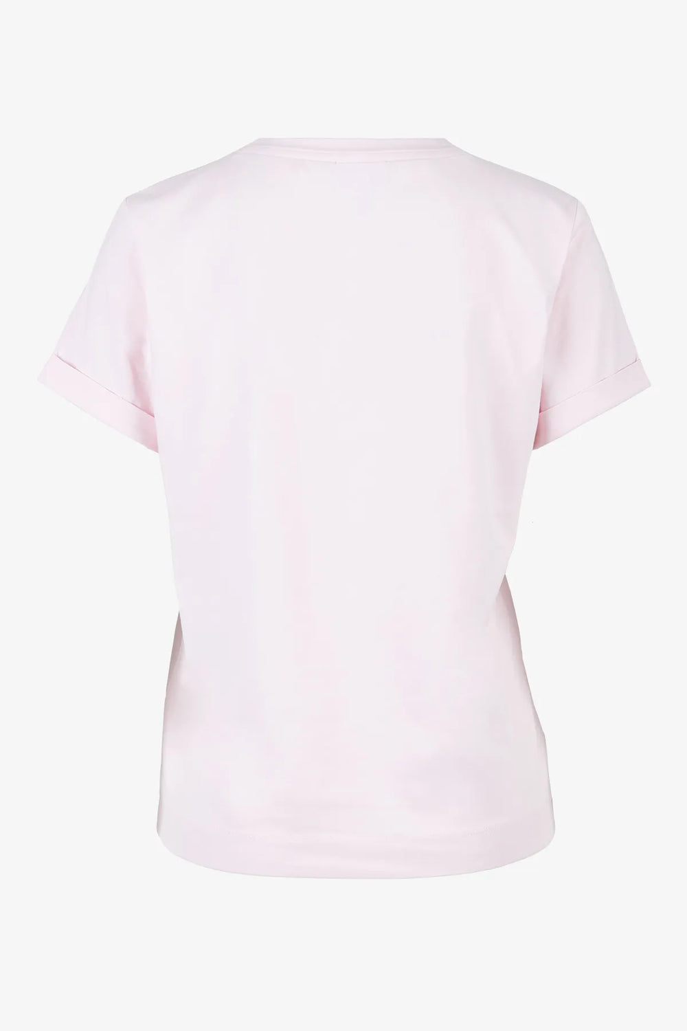 Lässiges T-Shirt mit bedrucktem Badge 01