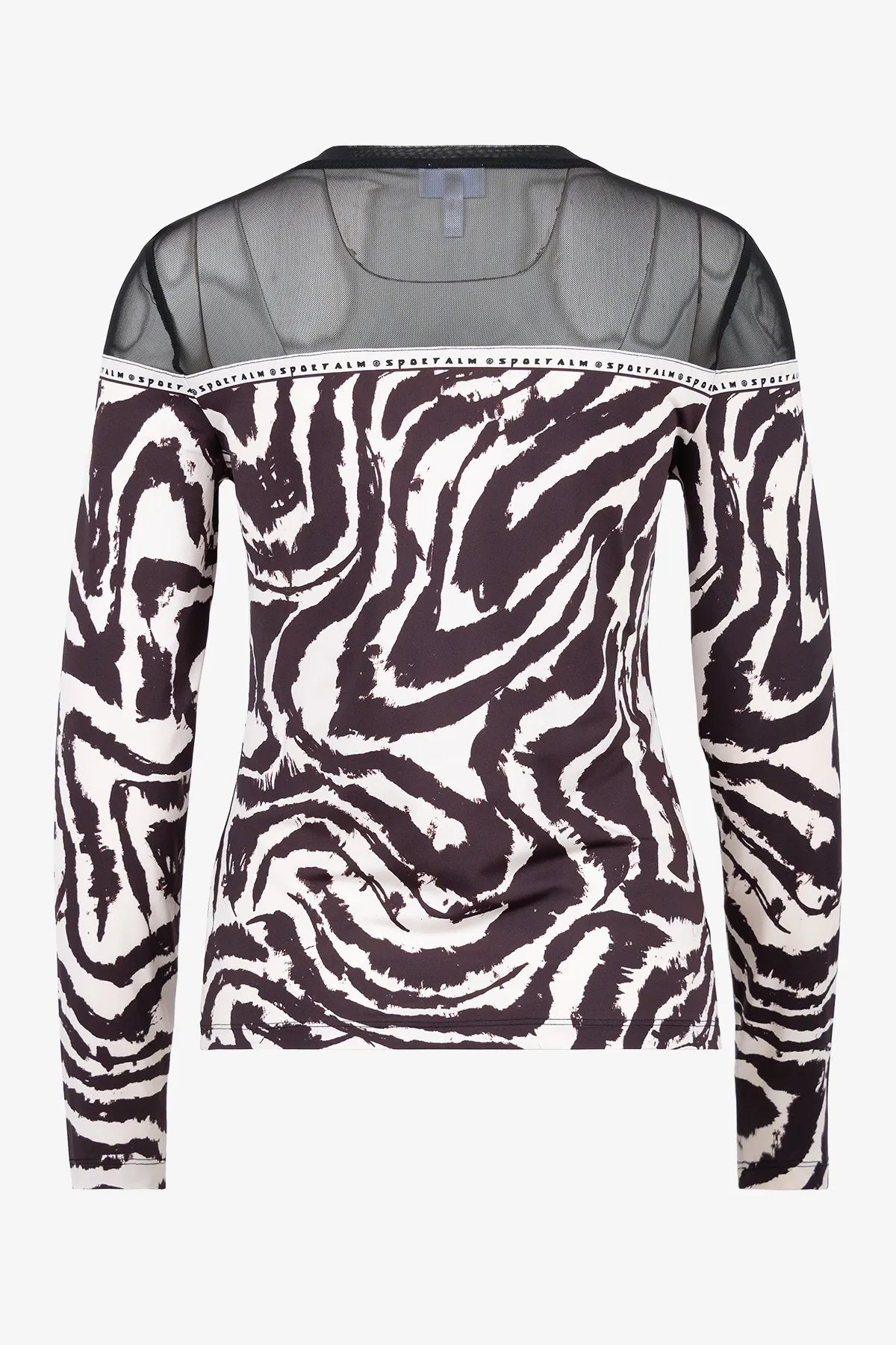 Langarm-Shirt mit Mesh-Ware 02
