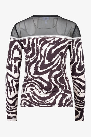Langarm-Shirt mit Mesh-Ware 02