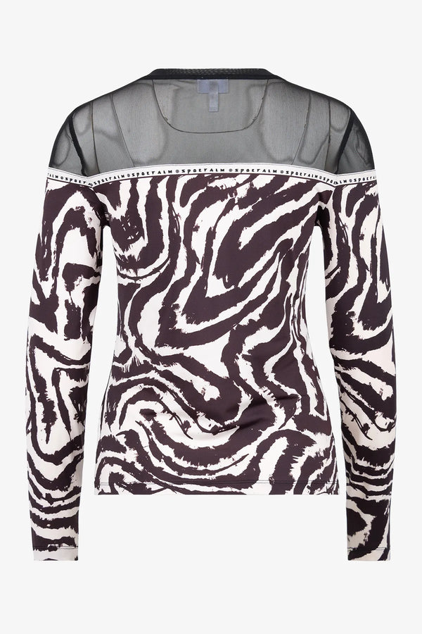 Langarm-Shirt mit Mesh-Ware 02