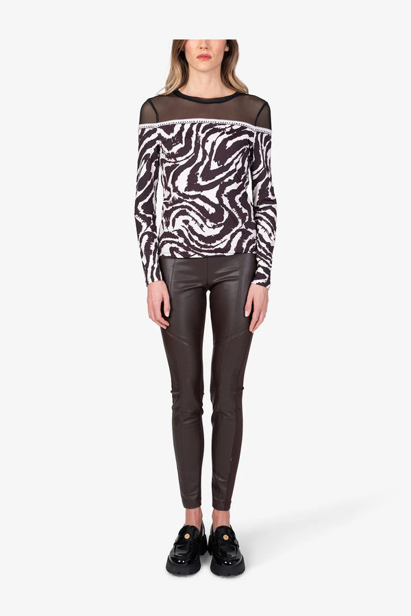 Langarm-Shirt mit Mesh-Ware 03