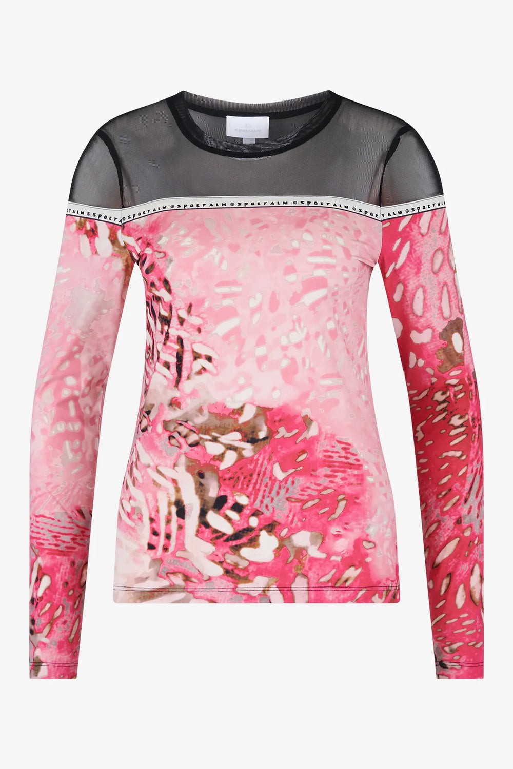 Langarm-Shirt mit Mesh-Ware 01