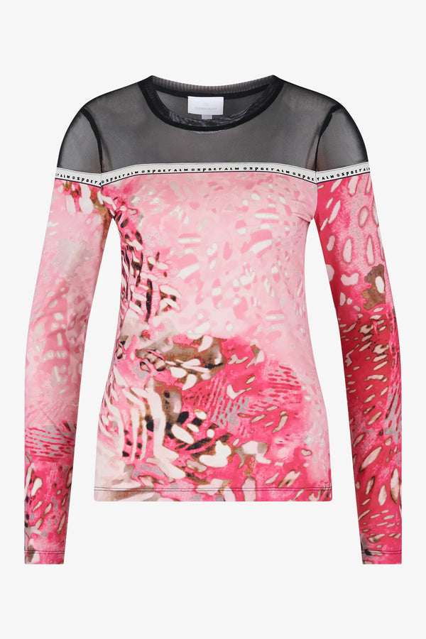 Langarm-Shirt mit Mesh-Ware 01