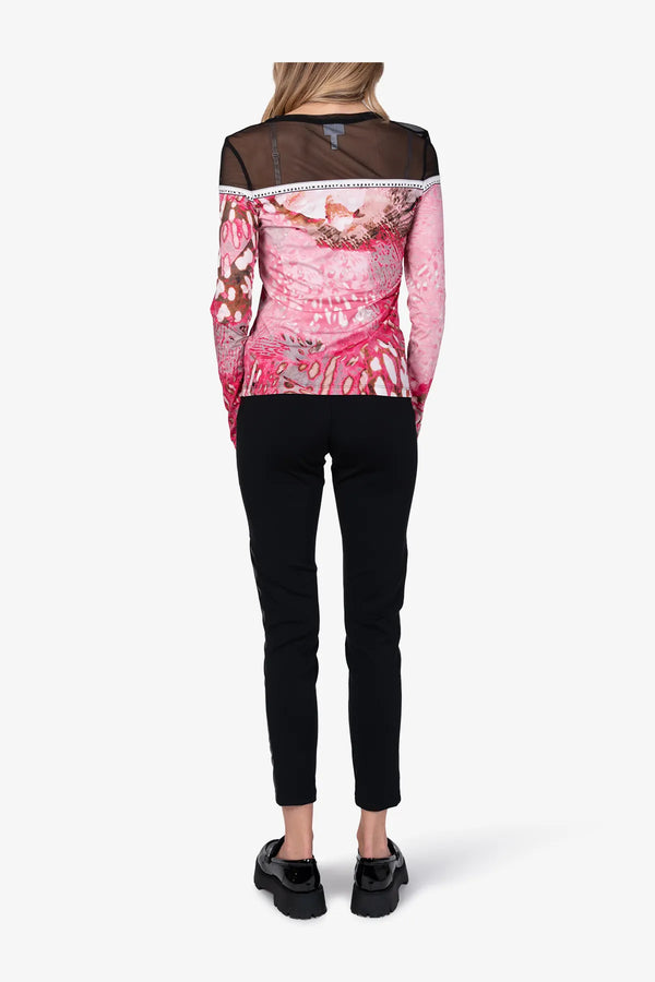 Langarm-Shirt mit Mesh-Ware 05