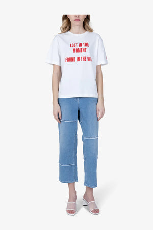 Statement T-Shirt aus Baumwolle 03