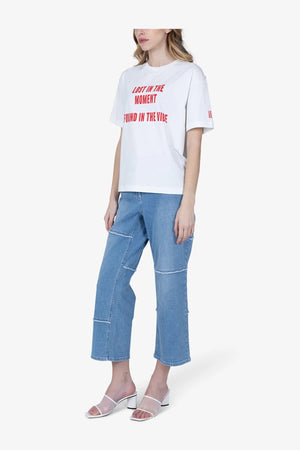 Statement T-Shirt aus Baumwolle 04