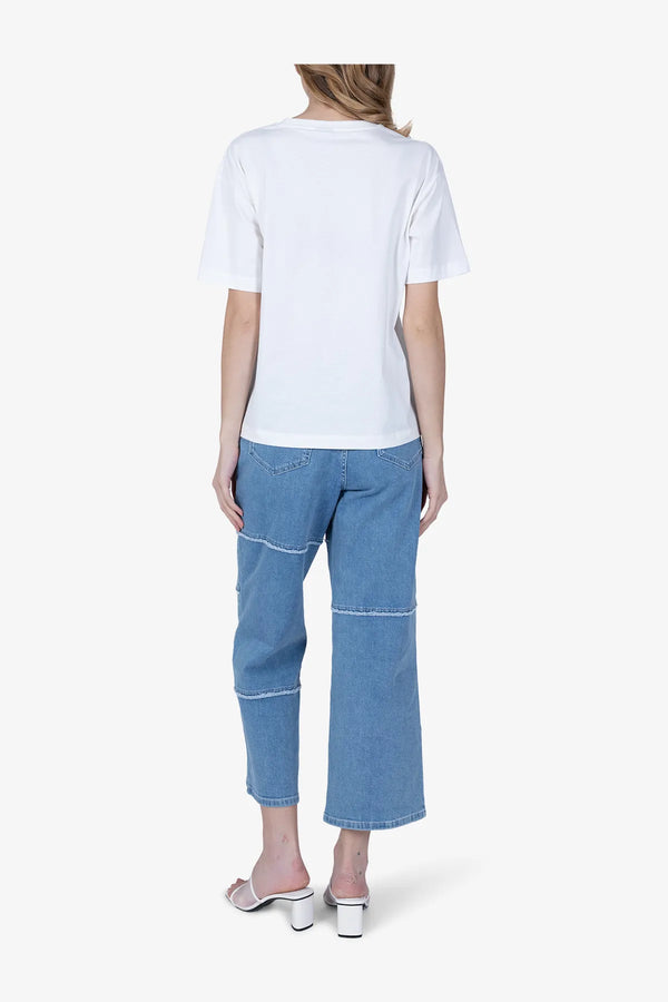 Statement T-Shirt aus Baumwolle 05