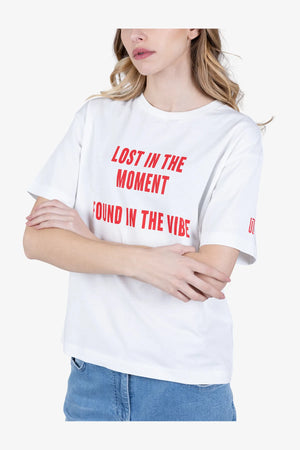 Statement T-Shirt aus Baumwolle 06