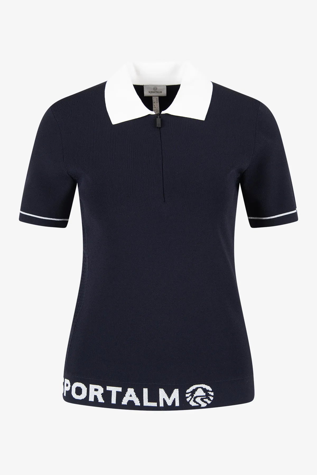 Strickpoloshirt mit hochweriger Viskose 01