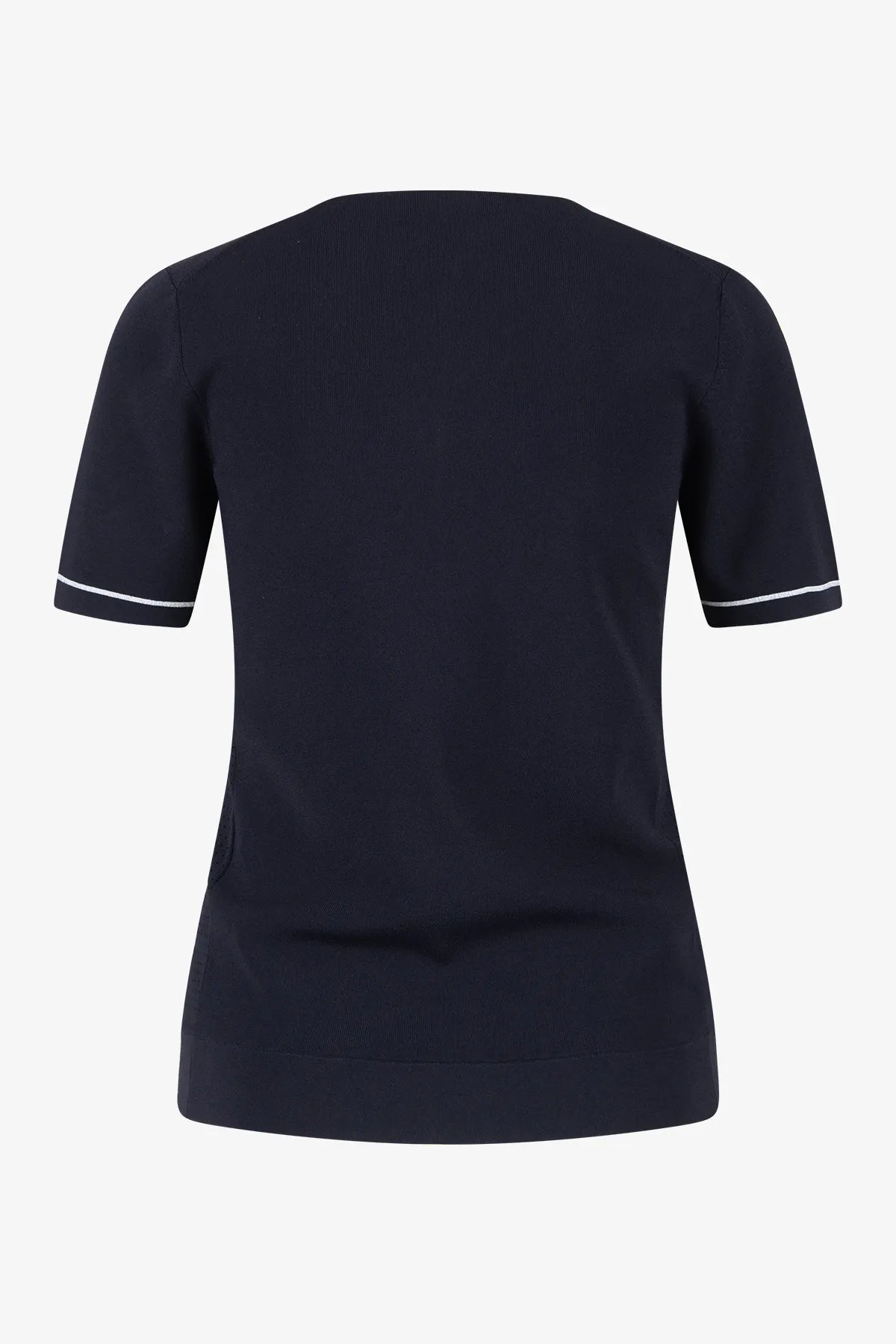 Strickpoloshirt mit hochweriger Viskose 02
