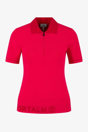 Strickpoloshirt mit hochweriger Viskose 01