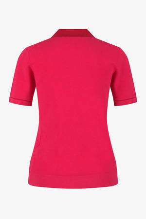 Strickpoloshirt mit hochweriger Viskose 02