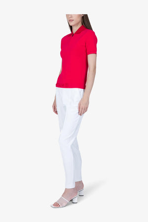 Strickpoloshirt mit hochweriger Viskose 04