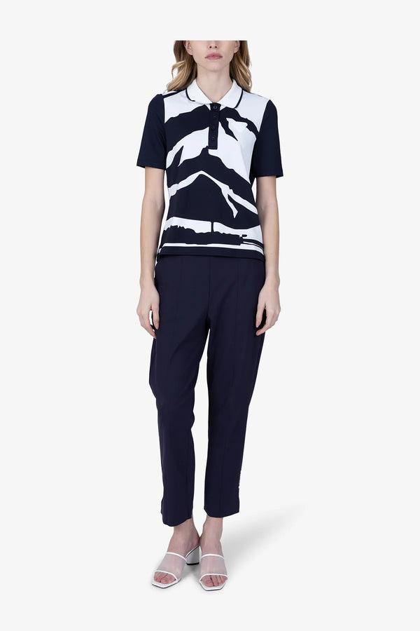 Polo-Shirt mit Mountain-Print 03