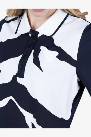 Polo-Shirt mit Mountain-Print 07