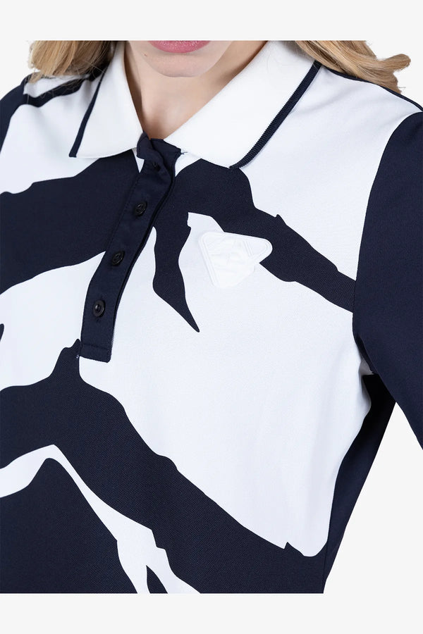 Polo-Shirt mit Mountain-Print 07