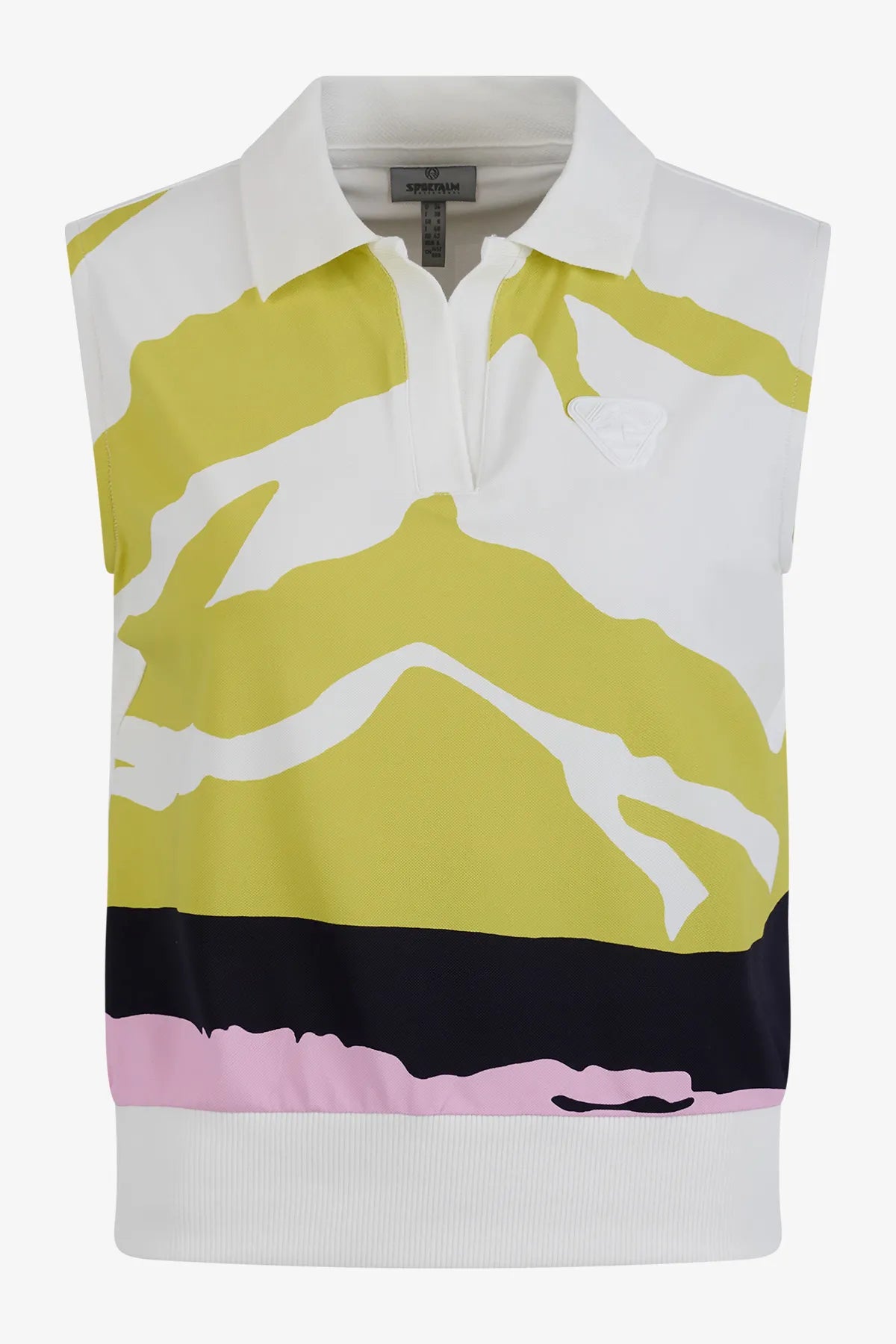 Pullunder mit Mountain-Print 01