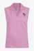 Ärmelloses Baumwoll-Polo-Shirt mit Print 01