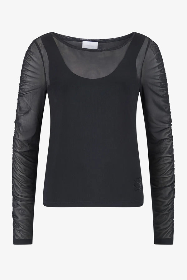 Raffiniertes Tüll-Shirt 01