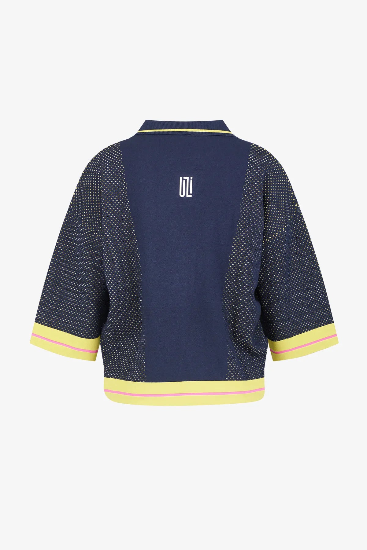 Lässiges Polo-Shirt aus Netzstrick 02