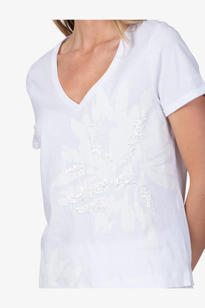 Shirt aus Baumwolle mit floralem Print 07