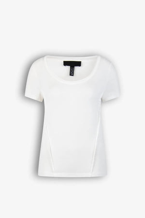 Jersey-T-Shirt mit Logo-Stickerei 01