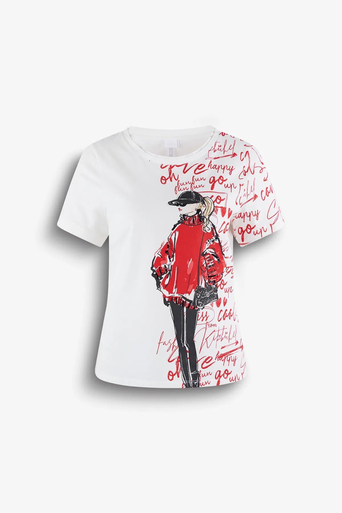Baumwollshirt mit Illustration 01