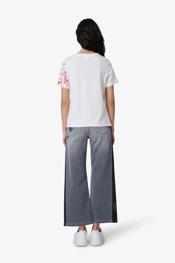 Baumwollshirt mit Illustration 05
