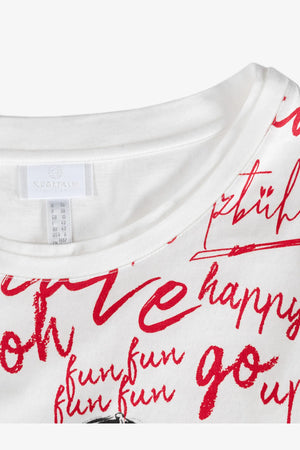 Baumwollshirt mit Illustration 06