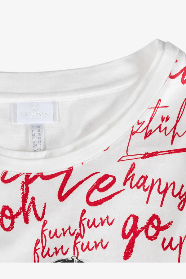 Baumwollshirt mit Illustration 06