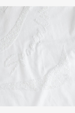 T-Shirt mit Paillettenstickerei 07