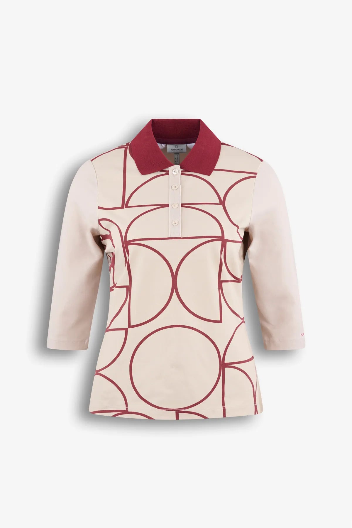 Polo-Shirt mit Allover-Print 01