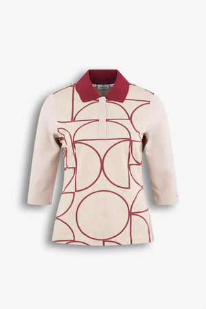 Polo-Shirt mit Allover-Print 01