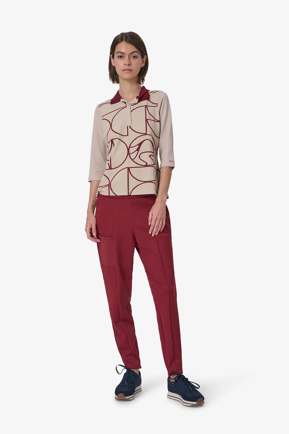 Polo-Shirt mit Allover-Print 03